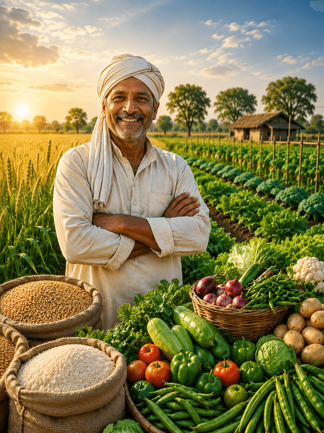 AVACOS partnered farmer in agricultural field